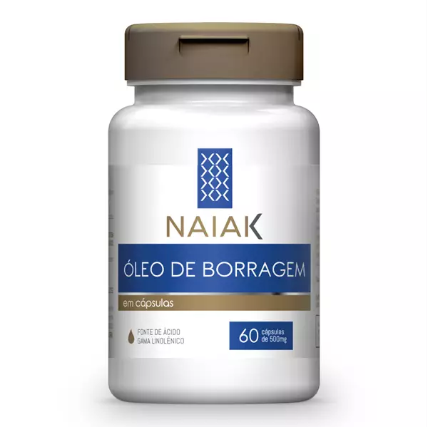 Imagem de Óleo de Borragem 500mg 60 Cápsulas
