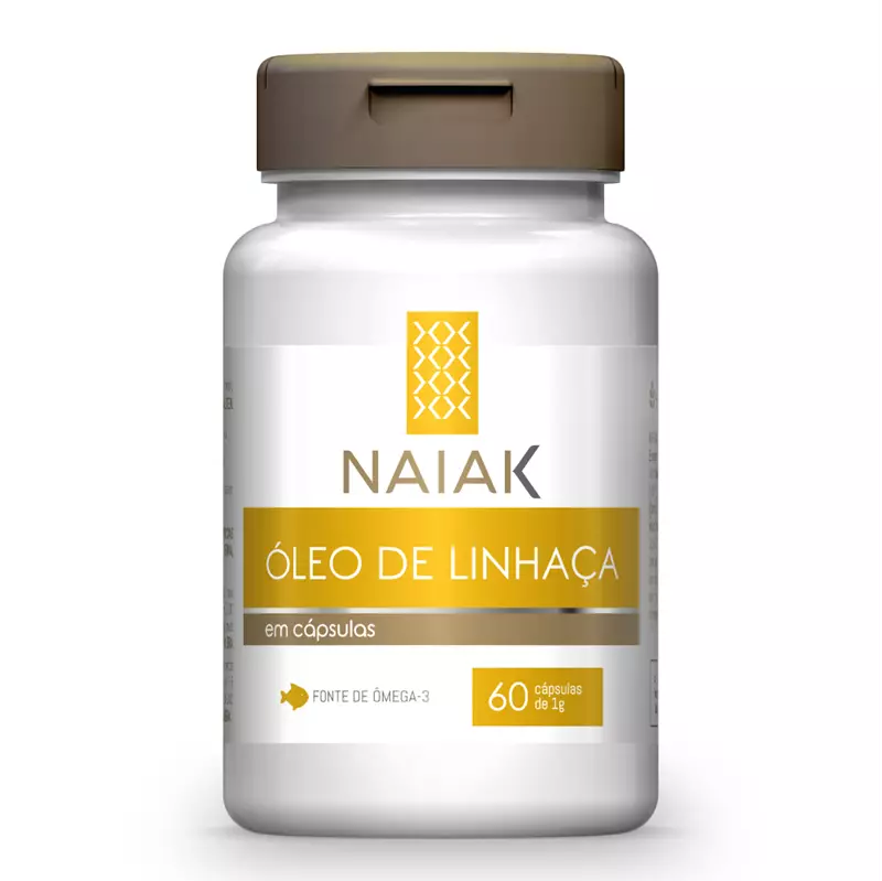 Óleo de Linhaça 1g 60 Cápsulas