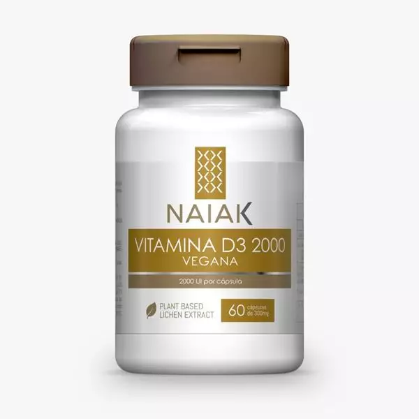 Imagem de Vitamina D3 2.000 UI Vegana 60 Cápsulas