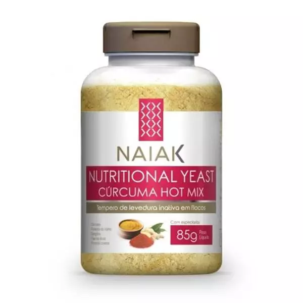 Imagem de NAIAK NUTRITIONAL YEAST- CURCUMA HOT MIX 85G