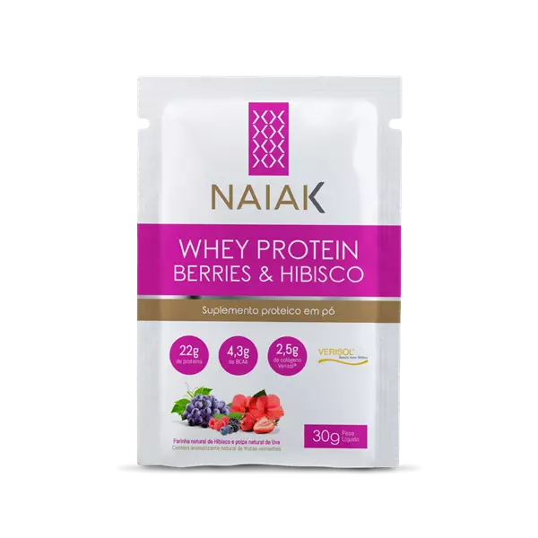 Imagem de NAIAK WHEY PROTEIN BERRIES E HIBISCO UND