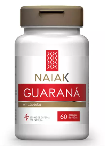 Imagem de NAIAK GUARANA 450MG 60 CAP