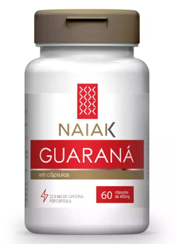 NAIAK GUARANA 450MG 60 CAP