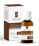 NAIAK VIT D3 EM GOTAS 20ML
