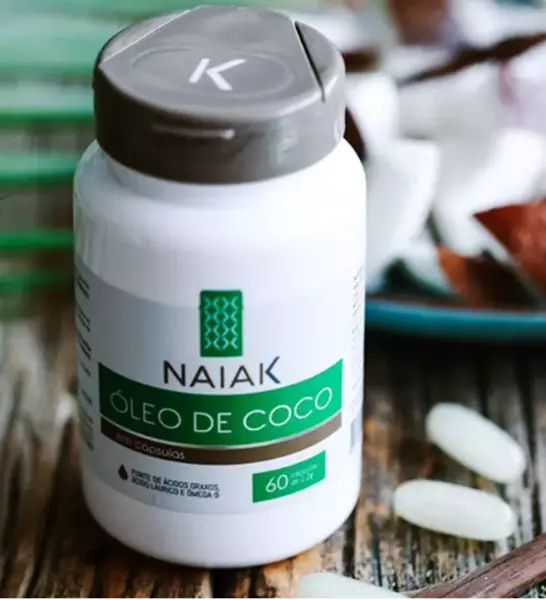 Imagem de NAIAK OL DE COCO 1G 60 CAPS