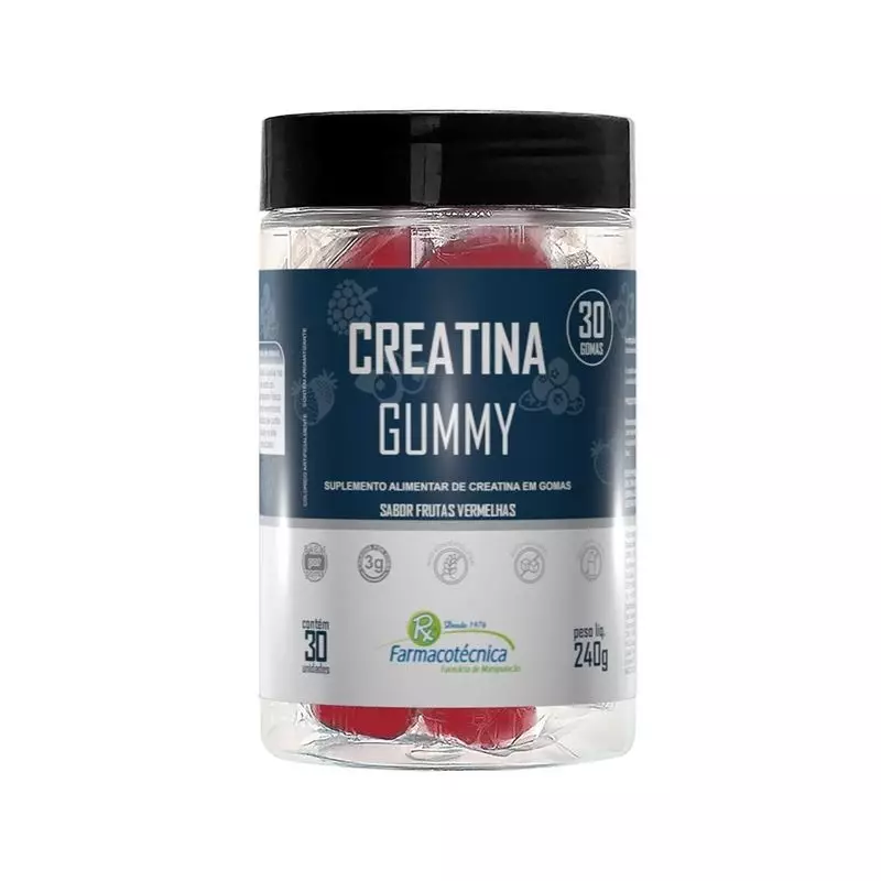 Creatina Gummy Farmacotécnica 30 Gomas