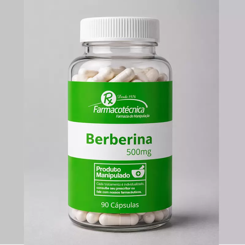Berberina 500mg - 90 cápsulas