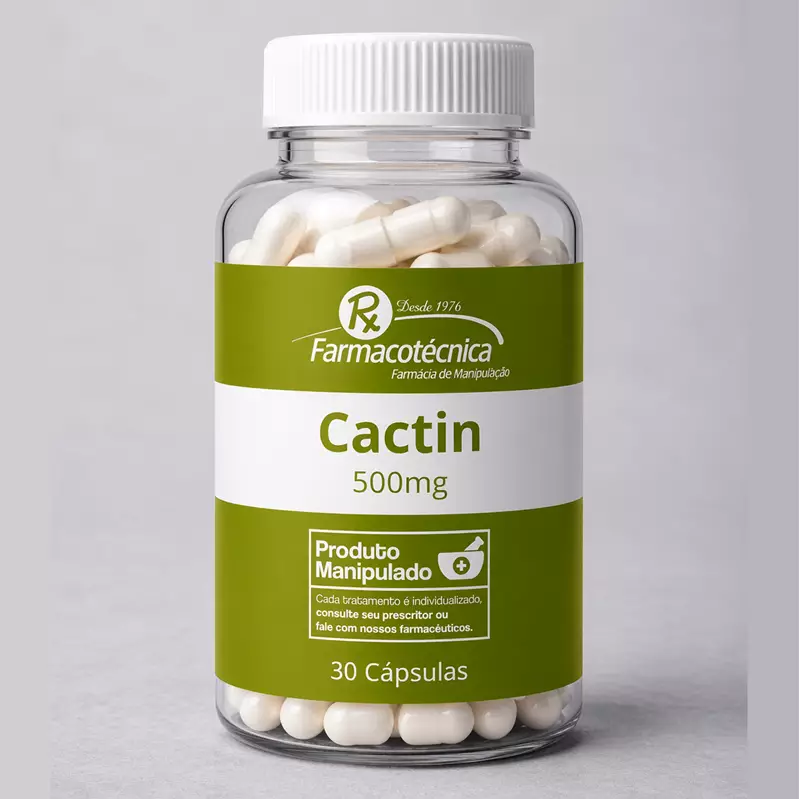 Cactin 500mg - 30 cápsulas