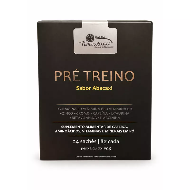 PRÉ-TREINO FARMACOTÉCNICA 